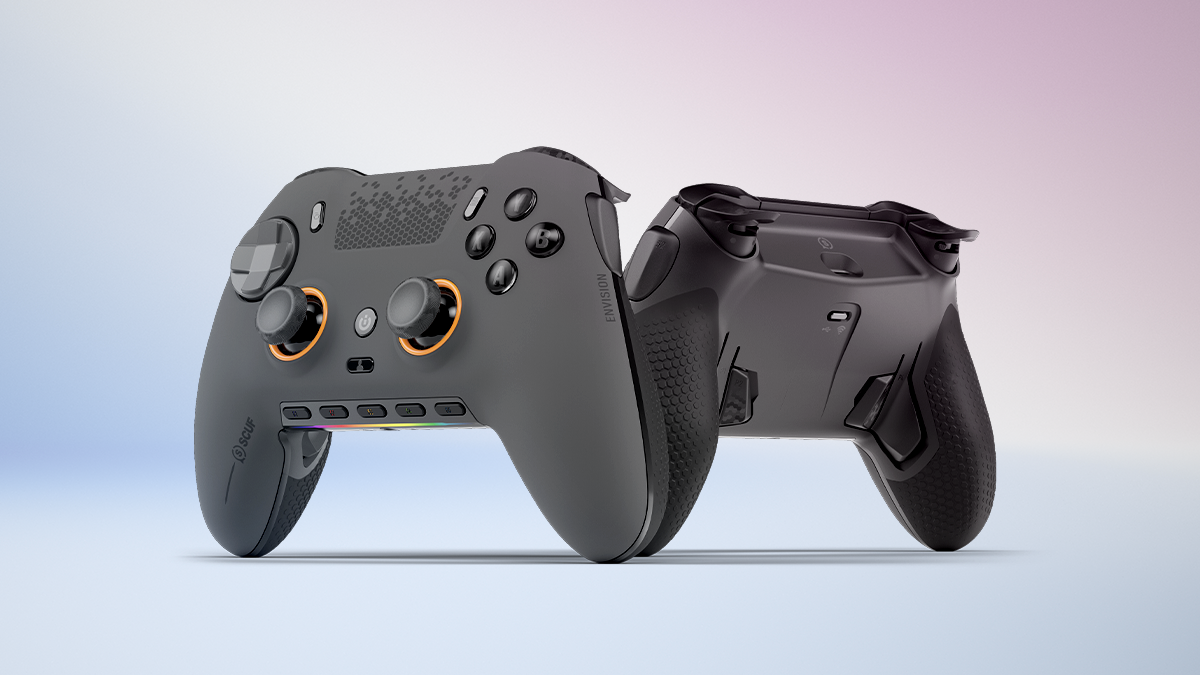SCUF Instinct Pro - Controller senza fili ad alte prestazioni  personalizzato grigio acciaio per Xbox Series X|S, Xbox One, PC e mobile